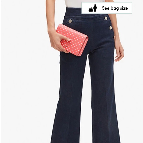 NWT Kate Spade Spencer’s dots chain wallet - Picture 4 of 13